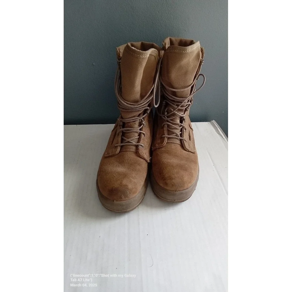 Military Style Boots Combat‎ Tactical Work Hiking Suede Leather